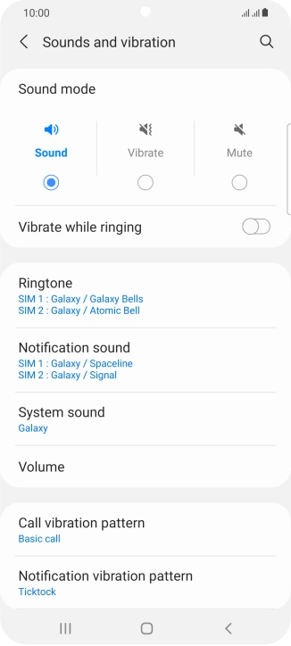 Press Ringtone.