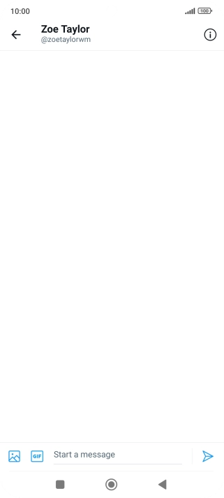 Press the text input field.