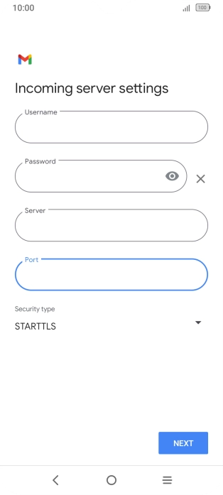 Press the drop down list below 