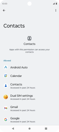 Press the required app.