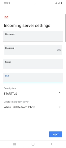 Press the drop down list below 