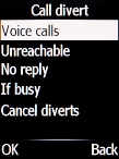 Select the required divert type.
