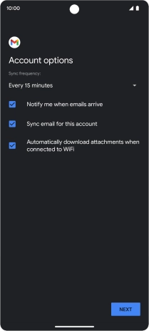 Press the drop down list below 