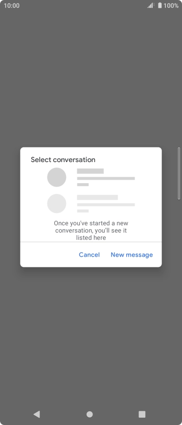 Press New message.