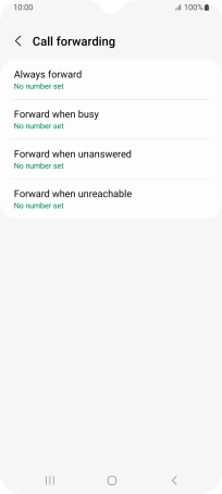 Press the Home key to return to the home screen.