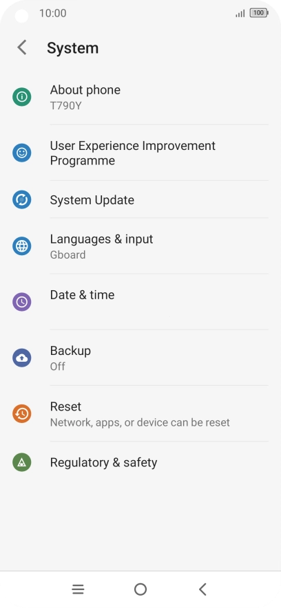 Press Reset.