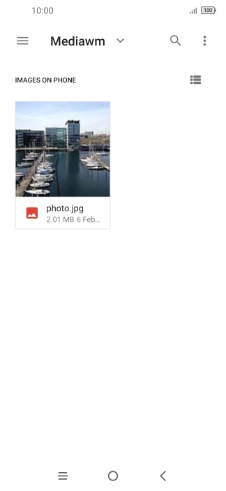 Press the required picture.