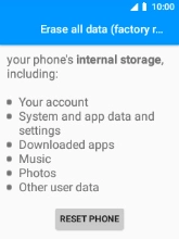 Select RESET PHONE.