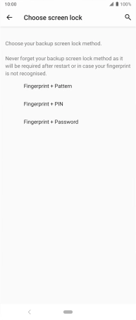 Press the required phone lock code and follow the instructions on the screen to create an additional phone lock code.