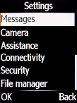 Select File manager and go to the required folder.