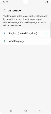 Press Add language.