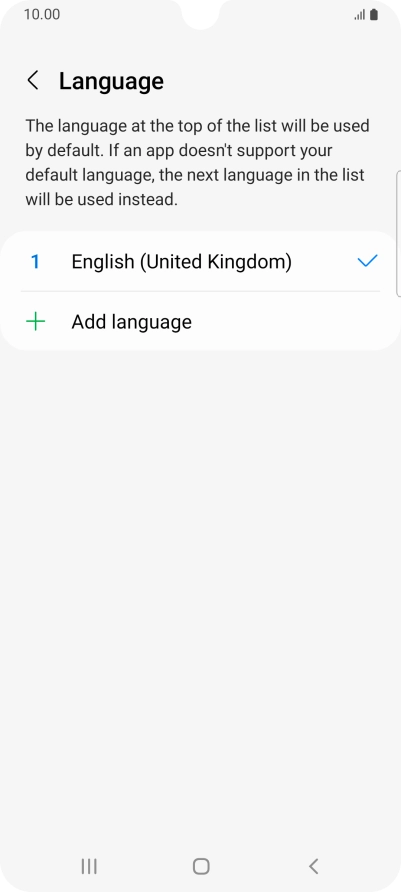 Press Add language.