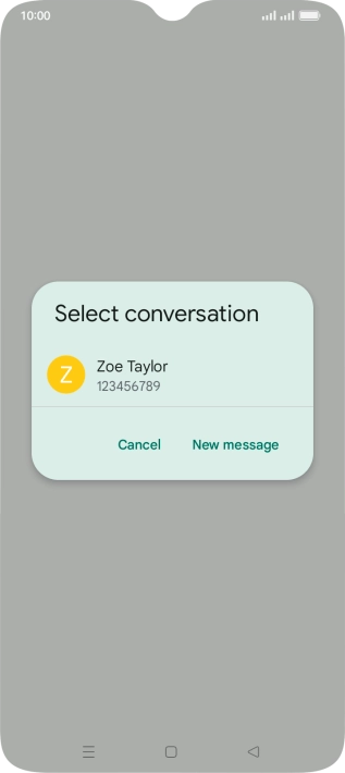 Press New message.