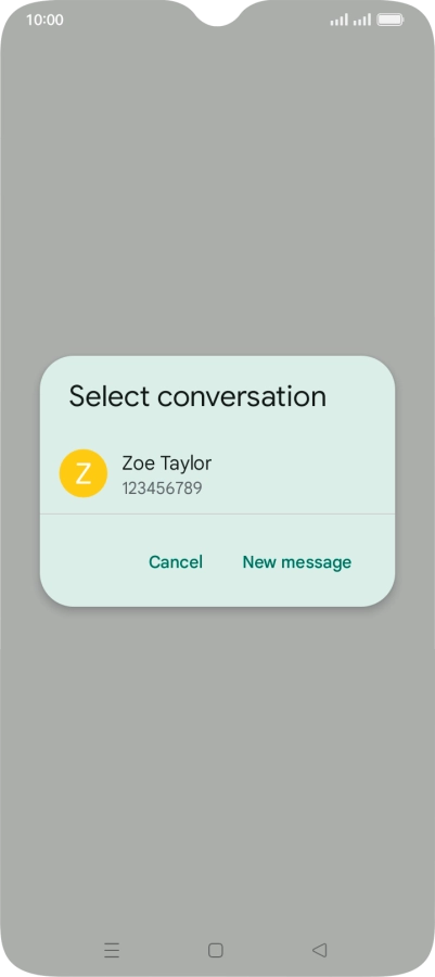 Press New message.
