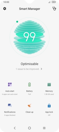 Press Battery.