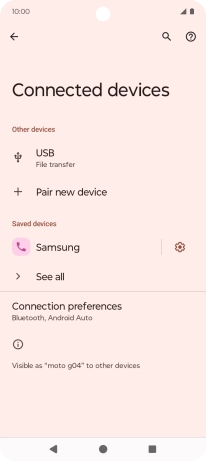 Press the Home key to return to the home screen.