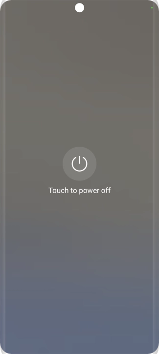 Press Touch to power off.
