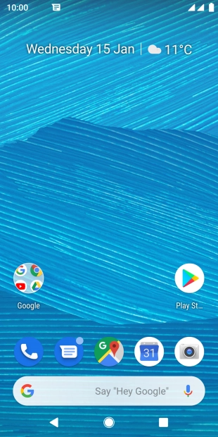 The text/picture message icon shows that you've received a new text or picture message.