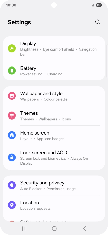 Press Battery.