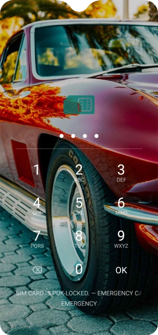 Key in a new four-digit PIN and press OK.