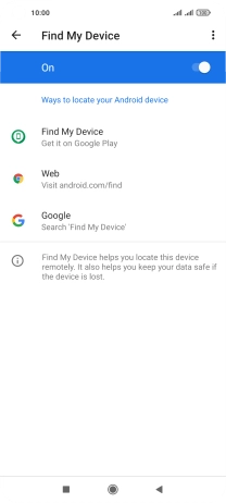 Press the Home key to return to the home screen.