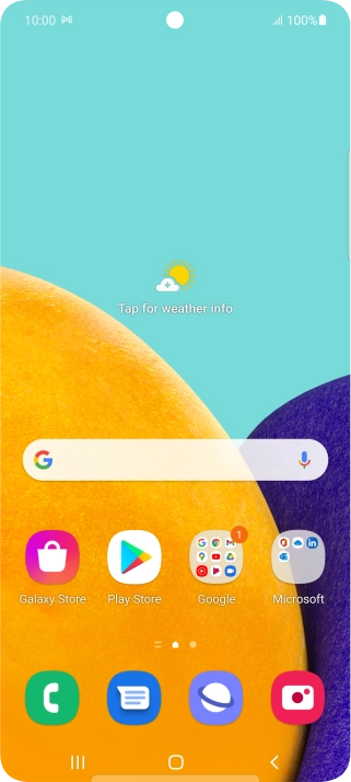 The email message icon shows that you've received a new email message.