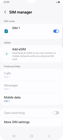 Press the Home key to return to the home screen.