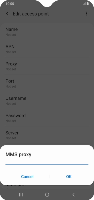 Key in 212.183.137.012 and press OK.