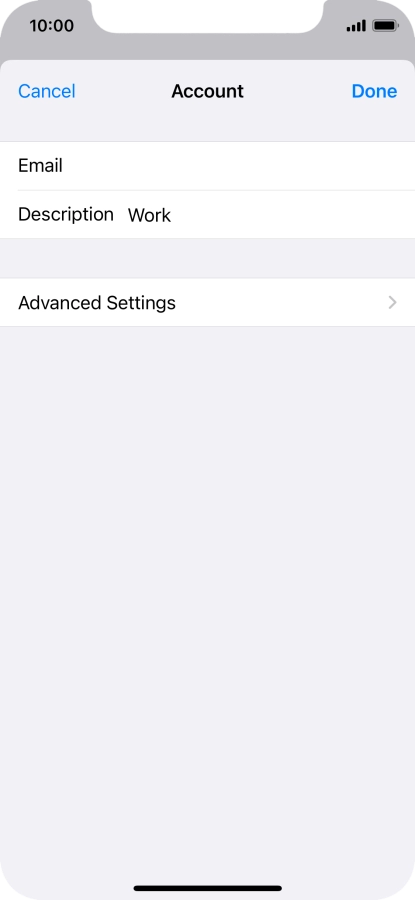 Press Advanced Settings.
