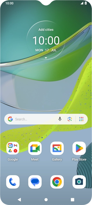 When the battery charging icon is displayed, the battery is charging.