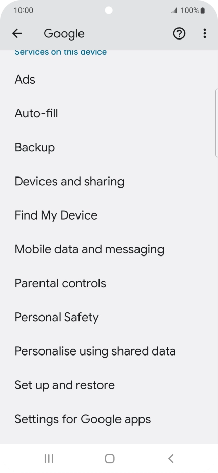 Press Find My Device.