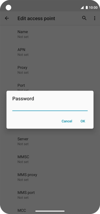 Key in wap and press OK.