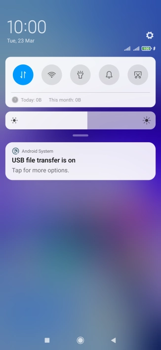 Press Tap for more options..