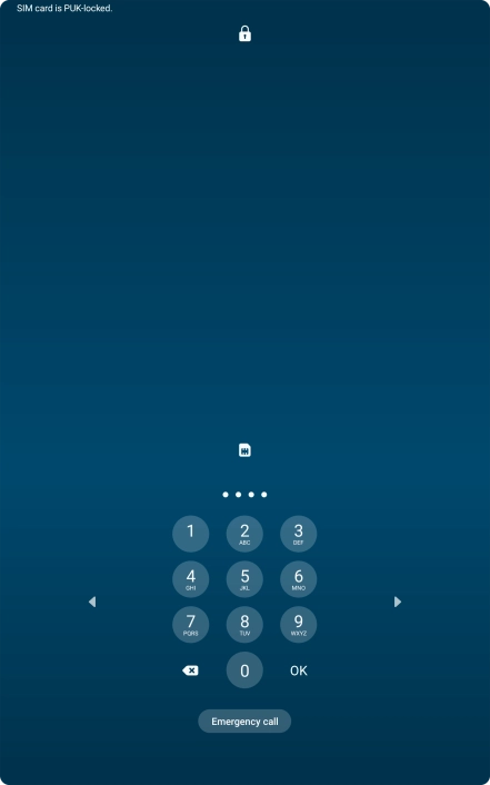 Key in the new PIN again and press OK.