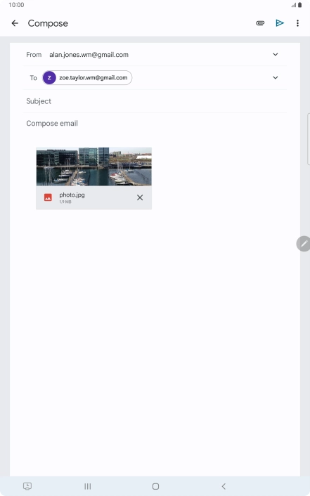 Press Subject and key in the required subject.