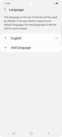 Press Add language.