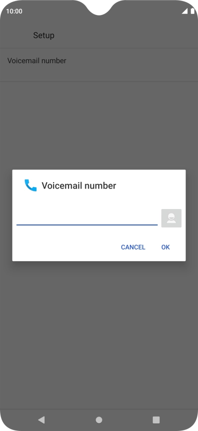 Key in +447836121121 and press OK.