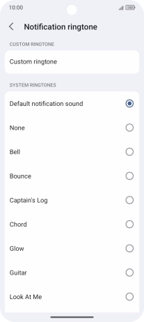 Press the required message tones to hear them.