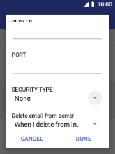 Select the drop down list next to 