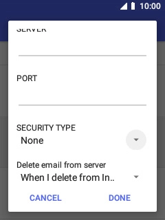 Select the drop down list next to 