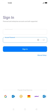 Press Sign In.