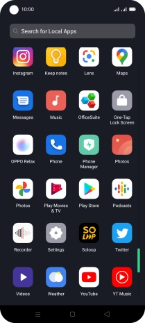 Press Play Store.