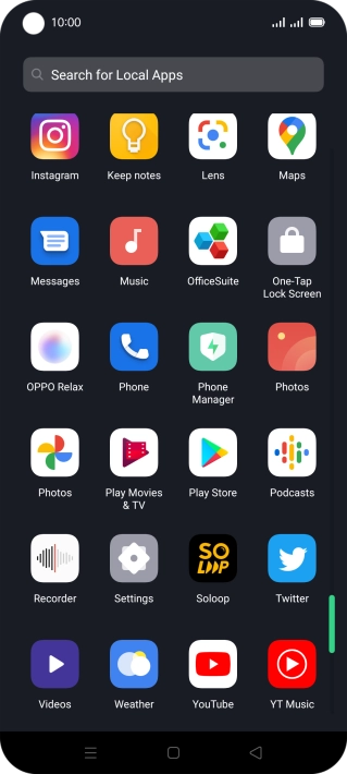 Press Play Store.