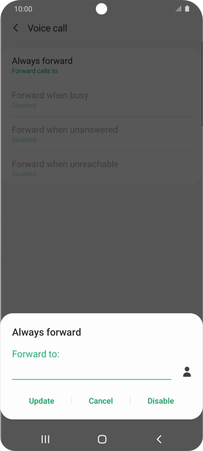 Press Disable.
