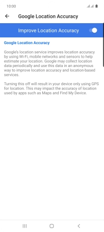 If you press the indicator next to 