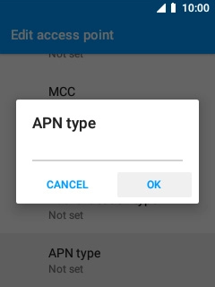 Key in mms and select OK.