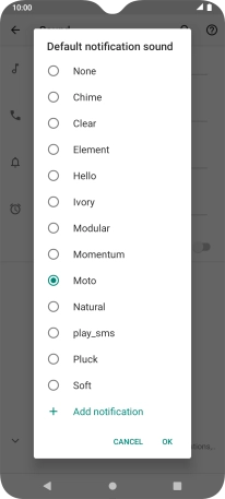 Press the required message tones to hear them.