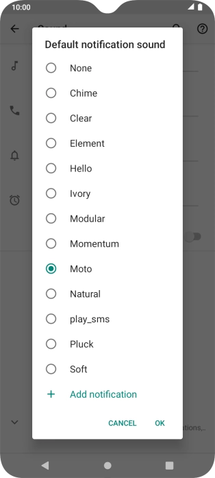 Press the required message tones to hear them.