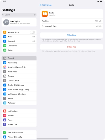 Press Offload App.