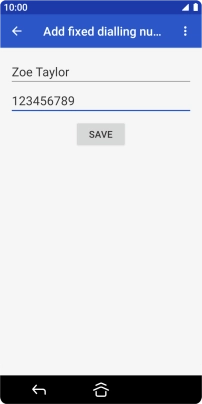 Press SAVE.